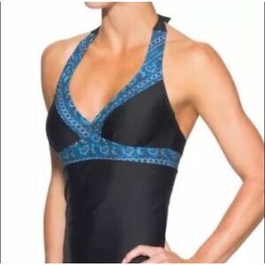Athleta Ventana Halter Tankini Top 40D/DD